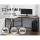 Artiss L-Shape Computer Desk with CPU Stand, Brown, 147CM - Space-Saving, Durable, Ideal for Home Office Setup