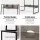 Artiss Computer Desk with Bookshelf Storage, 12mm Particle Board, 100CM, Grey - Sleek & Functional for Small Spaces