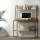 Artiss Computer Desk with Bookshelf Storage, 12mm Particle Board, 100cm Oak, Ideal for Small Spaces, Easy Assembly