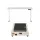 Artiss 2-in-1 Electric Treadmill & 140cm Adjustable Standing Desk, Bluetooth Control, Shock Absorption, Compact Design