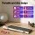 Artiss Electric Treadmill & Motorised Standing Desk Combo, 120cm, Adjustable Height 73-118cm, 1-10km/h, Shock Absorption