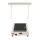 Artiss 2-in-1 Standing Desk & Treadmill Combo: Adjustable Oak Desk, 1-10km/h Walking Pad, Bluetooth, USB, Max Load 60kg