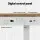 Artiss 2-in-1 Electric Treadmill & Height-Adjustable Desk, 120cm Oak, Bluetooth, 1-10km/h Speed, Compact Design