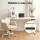 Artiss 140cm Electric Standing Desk with 4 Memory Presets and Criss Cross Ergonomic Chair Set for Home Office