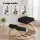 Artiss Ergonomic Kneeling Chair with Memory Foam, 120kg Capacity, Rocking Base, 43x71x56.5cm, Black for Home Office