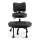 Artiss Cross-Legged Kneeling Meditation Chair Adjustable Ergonomic Office Seat with Rotating Footrest Black