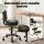 Artiss Cross-Legged Kneeling Meditation Chair Adjustable Ergonomic Office Seat with Rotating Footrest Black