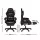 Artiss Gaming Office Chair Black - 12 RGB LED, 8-Point Massage, Recline 135°, PU Leather, Footrest, 150kg Capacity