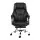 Artiss Executive Office Chair, PU Leather with Footrest, Black, Adjustable Height & Recline, Ergonomic Comfort