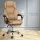 Artiss Executive Office Chair, PU Leather, Espresso, 67x67x126cm, High-Back, Reclining, Footrest, Ergonomic Design