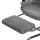 Artiss Executive Office Chair, Fabric with Footrest, Grey, 67x67x126cm, Ergonomic High-Back, Adjustable Recline