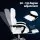 Artiss Executive Office Chair, Premium PU Leather, High-Back, White, 67x67x126cm, Recline & Footrest, Ergonomic Comfort