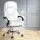Artiss Executive Office Chair, Premium PU Leather, High-Back, White, 67x67x126cm, Recline & Footrest, Ergonomic Comfort