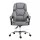 Artiss Executive Office Chair, Fabric Recliner, Grey, 67x67x126cm, High-Back, Adjustable, Ergonomic, with Footrest