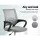 Artiss Mesh Office Chair, Mid-Back, Breathable Mesh, Grey - Ergonomic, Adjustable Height, 360° Swivel, Lumbar Support