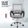 Artiss 2x Cody Grey Mesh Office Chair - Mid Back, Lumbar Support, 360° Swivel, Chrome Base, Height Adjustable
