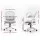 Artiss Galene Mesh Office Chair, Mid Back, Grey, Adjustable Height, Ergonomic Design, Breathable Comfort