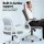 Artiss Galene 2x Grey Mesh Office Chair - Mid Back, Adjustable Height, Flip-Up Armrests, 360° Swivel, Breathable Comfort