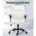 Artiss Executive Office Chair, PU Leather, Mid Back, White, 67x65x95-103cm, Ergonomic Comfort & Stylish Design
