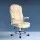 Artiss Kea Executive Office Chair Beige PU Leather, High Back, Lumbar Support, Tilt, Retractable Armrests, 150kg