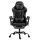 Artiss Comfy Gaming Office Chair - Grey PVC Leather, High-Back, Adjustable Height, Recliner with Footrest, 360° Swivel