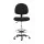 Artiss Black Drafting Stool Office Chair - Breathable Fabric, Adjustable Height & Footrest, 360° Swivel, Dual Castors