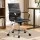 Artiss Office Chair - Mid Back PU Leather, 360° Swivel, Height & Tilt Adjustable, Chrome Base, Black Conference Seating
