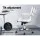 Artiss Office Chair White PU Leather Mid Back Conference Chair with Chrome Base, Height & Tilt Adjustable, 360° Swivel