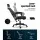 Artiss Mesh Office Chair Recliner, Black, Adjustable Headrest, 150° Recline, Breathable, Ergonomic Design