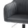 Artiss Office Chair Velvet Seat Dark Grey, Mid Back Ergonomic Design, Adjustable Height, 63x63x84-96cm, 150kg Capacity