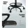 Artiss Black Mesh Drafting Stool Office Chair with Adjustable Height, 360° Swivel, Footrest & Contoured Backrest