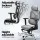 Artiss Ergonomic High Back Office Chair with Footrest, Mesh, Adjustable, Grey, 135kg Capacity, 360° Swivel