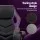 Artiss Gaming Office Chair, Premium PU Leather & Mesh, Purple, Ergonomic High-Back, Adjustable, 360° Swivel