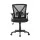 Artiss Mesh Office Chair, Mid Back, Black, 66x66x86-96cm, Ergonomic Design with Lumbar Support and Flip-Up Armrests