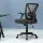 Artiss Mesh Office Chair, Mid Back, Black, 66x66x86-96cm, Ergonomic Design with Lumbar Support and Flip-Up Armrests