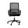 Artiss Mesh Office Chair Black Mid Back Ergonomic Computer Gaming Desk Chair with Adjustable Height and Armrests
