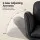 Artiss Criss Cross Ergonomic Office Chair with Wheels 6-Position Adjustable Armrests PU Leather Black