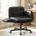 Artiss Criss Cross Ergonomic Office Chair with Wheels 6-Position Adjustable Armrests PU Leather Black