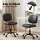 Artiss Armless PU Leather Office Chair Height Adjustable 45–54cm 360° Swivel Compact Ergonomic Black