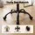 Artiss Armless Office Chair White PU Leather Ergonomic Height Adjustable 45-54cm 360° Swivel Castors