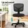 Artiss Ergonomic Armless Office Chair, Black Mesh, 360° Swivel, Height Adjustable, Compact Design for Small Spaces