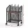 Artiss Mobile Filing Cabinet with Locking Wheels and Dividers, 37 x 30cm, Black and Wood Under Desk Storage