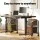 Artiss Mobile Filing Cabinet with Locking Wheels and Dividers, 37 x 30cm, Black and Wood Under Desk Storage