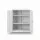 Artiss Steel Filing Cabinet 180kg 3-Point Lock Adjustable Shelves White 80cm Office Storage Cabinet