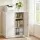 Artiss Steel Filing Cabinet 180kg 3-Point Lock Adjustable Shelves White 80cm Office Storage Cabinet