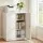 Artiss Steel Filing Cabinet 180kg 3-Point Lock Adjustable Shelves White 80cm Office Storage Cabinet