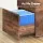 Artiss Rustic Brown 2-Drawer Filing Cabinet, 47x41x72cm, Oak Finish, Smooth Glide, Anti-Rust, E1 Particle Board