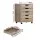 Artiss 5-Drawer Mobile Filing Cabinet, Scratch Beige, 360° Casters, 49x41x62cm, Easy Access, Locking Wheels, 1-Year