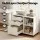 Artiss 3 Drawer Mobile Filing Cabinet Printer Stand A4 Hanging Files White Durable Top 120kg Support
