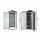 Gardeon Outdoor Storage Cabinet Garden Shed 178cm Lockable Adjustable Shelves Black Galvanised Steel